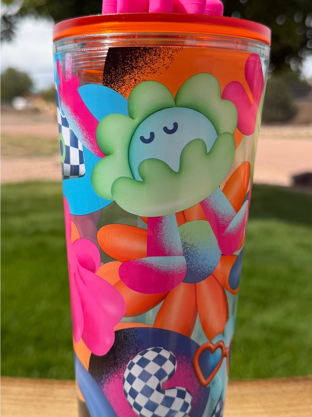 Starbucks Summer 2025 Flower Field Tumbler 24oz Venti NWT